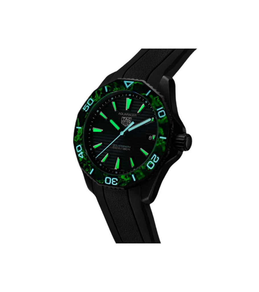 Tag Heuer Aquaracer Professional 200 Solargraph Quartz Black Dial