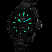 Tag Heuer Aquaracer Professional 300 Automatic Black Dial Silver Steel Strap Watch for Men - WBP201A.BA0632