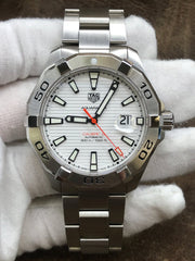 Tag Heuer Aquaracer White Dial Watch for Men - WAY2013.BA0927