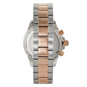 Hugo Boss Ikon Chronograph Grey Dial Two Tone Steel Strap Watch for Men - 1513339