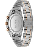 Hugo Boss Jet Chronograph Silver Dial Two Tone Steel Strap Watch for Men - 1513385