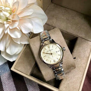 Burberry The Classic Gold Dial Gold Steel Strap Watch for Men - BU10006