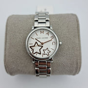 Marc Jacobs Classic White Dial Silver Steel Strap Watch for Women - MJ3591