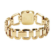 Gucci G Gucci Diamonds Mother of Pearl Dial Yellow Gold Steel Strap Watch For Women - YA125513