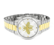 Gucci G Timeless Silver Dial Two Tone Steel Strap Watch For Women - YA126599