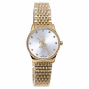 Gucci G Timeless Mother of Pearl Dial Gold Steel Strap Watch For Women - YA1265021