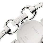 Gucci Guccissima Brown Dial Silver Steel Strap Watch For Women - YA134302