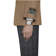 Gucci Grip Collection Quartz Silver Dial Silver Steel Strap Watch For Men - YA157302
