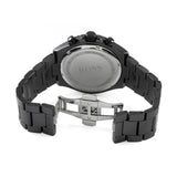Hugo Boss Ocean Edition Chronograph Navy Blue Dial Black Steel Strap Watch for Men - 1513743
