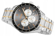 Hugo Boss Trophy Chronograph Grey Dial Two Tone Steel Strap Watch for Men - 1513634