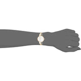 Calvin Klein Drift White Dial Rose Gold Steel Strap Watch for Women - K6S2N616