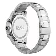 Hugo Boss Rafale Competitive Sport Chronograph Silver Dial Silver Steel Strap Watch for Men - 1513511