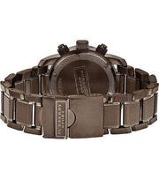 Burberry Chrono Sport Brown Dial Brown Steel Strap Watch for Men - BU7716