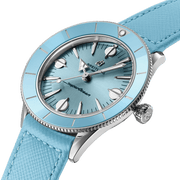 Breitling Superocean Heritage '57 Pastel Paradise Blue Dial Blue Leather Strap Watch for Women - A10340161C1X1