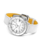 Breitling Superocean Heritage '57 Pastel Paradise White Dial White Leather Strap Watch for Women - A10340A71A1X1