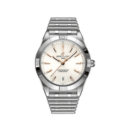 Breitling Chronomat Automatic 36 White Dial Silver Steel Strap Watch for Women - A10380101A2A1