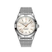 Breitling Chronomat 36 Mother of Pearl Dial Silver Steel Strap Watch for Women - A10380101A4A1