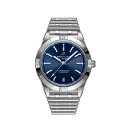 Breitling Chronomat Automatic 36 Blue Dial Silver Steel Strap Watch for Women - A10380101C1A1