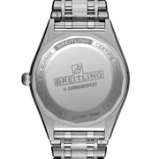 Breitling Chronomat Automatic 36 Diamonds Green Dial Two Tone Steel Strap Watch for Women - A10380591L1A1