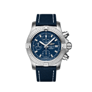 Breitling Avenger Chronograph 43 Blue Dial Blue Nylon Strap Watch for Men - A13385101C1X1