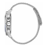 Hugo Boss Ocean Edition Chronograph Black Dial Silver Mesh Strap Watch for Men - 1513742