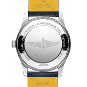 Breitling Navitimer Automatic 41mm White Dial Blue Leather Strap Watch for Men - A173263A1G1P1