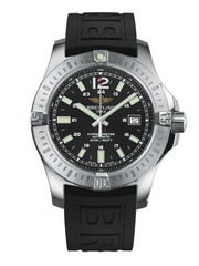 Breitling Colt Automatic 44mm Black Dial Rubber Strap Mens Watch - A1738811/BD44/152S