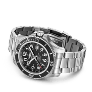 Breitling Superocean II 44mm Black Dial Black Steel Strap Watch for Men - A17392D71B1A1