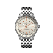 Breitling Navitimer Automatic 35 White Dial Silver Steel Strap Watch for Men - A17395F41G1A1
