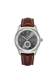 Breitling Premier Automatic 40mm Grey Dial Brown Leather Strap Watch for Men - A37340351B1P2