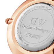Daniel Wellington Classic Petite Dover White Dial White Nylon Strap Watch For Women - DW00100311