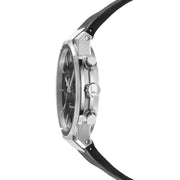 Salvatore Ferragamo Sapphire Chrono Black Dial Black Silicone Strap Watch for Men - SFME00121
