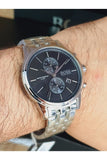 Hugo Boss Jet Chronograph Blue Dial Silver Steel Strap Watch for Men - 1513384