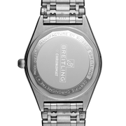 Breitling Chronomat 32 Blue Dial Silver Steel Strap Watch for Women - A77310101C1A1