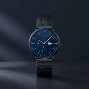 Lacoste Moon Blue Dial Blue Mesh Strap Watch for Men - 2011058