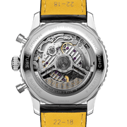Breitling Navitimer B01 Chronograph 43 Blue Dial Black Leather Strap Watch for Men - AB0138241C1P1