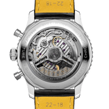 Breitling Navitimer B01 Chronograph 43 Green Dial Black Leather Strap Watch for Men - AB0138241L1P1