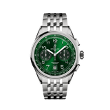 Breitling Premier B01 Chronograph 42 Green Dial Silver Steel Strap Watch for Men - AB0145371L1A1