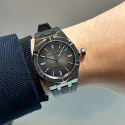 Maurice Lacroix Aikon Automatic Gunmetal Dial Black Rubber Strap Watch For Men - AI6008-PVB00-330-2