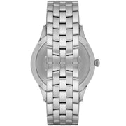 Emporio Armani Lambda Blue Dial Silver Steel Strap Watch for Men - AR11019