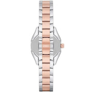 Emporio Armani Analog White Dial Two Tone Steel Strap Watch For Women - AR11029