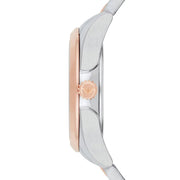 Emporio Armani Analog White Dial Two Tone Steel Strap Watch For Women - AR11029