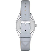Emporio Armani Valeria Mother of Pearl Dial Blue Leather Strap Watch for Women - AR11032