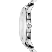 Emporio Armani Chronograph Quartz Blue Dial Silver Steel Strap Watch For Men - AR11082