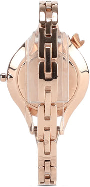 Emporio Armani Aurora Mother of Pearl Grey Dial Rose Gold Steel Strap Watch for Women - AR11139