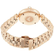 Emporio Armani Arianna Analog Mother of Pearl Dial Rose Gold Steel Strap Watch For Women - AR11196