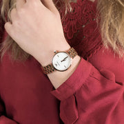 Emporio Armani Arianna Analog Mother of Pearl Dial Rose Gold Steel Strap Watch For Women - AR11196