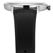 Emporio Armani Ruggero Grey Dial Black Leather Strap Watch for Men  - AR11277