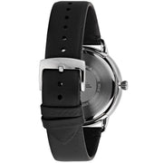 Emporio Armani Ruggero Grey Dial Black Leather Strap Watch for Men  - AR11277