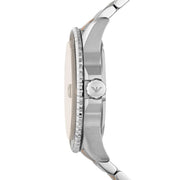 Emporio Armani Diver Quartz Brown Dial Two Tone Steel Strap Watch For Men - AR11340